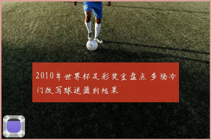 2010年世界杯足彩奖金盘点 多场冷门改写球迷盈利结果